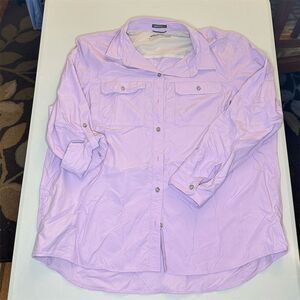 Eddie Bauer Women's Mountain Ripstop Long Sleeve Shirt size XL